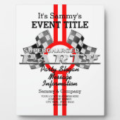 過給パーソナライズされた性能パーティー フォトプラーク (正面)