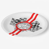 過給パーソナライズされた性能パーティー ペーパープレート (アングル)