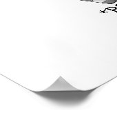 過給パーソナライズされた性能パーティー ポスター (角)