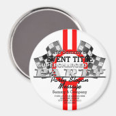 過給パーソナライズされた性能パーティー マグネット (正面/裏面)