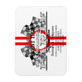 過給パーソナライズされた性能パーティー マグネット (縦)