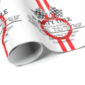 過給パーソナライズされた性能パーティー ラッピングペーパー (ロールコーナー)