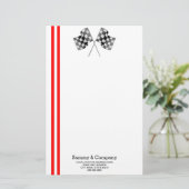 過給パーソナライズされた性能パーティー 便箋 (スタンド正面)