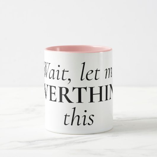 過薄おもしろい引用文用コーヒーマグ マグカップ (中央)