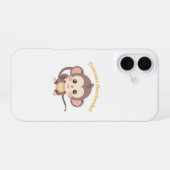 過負荷時可憐: Monkey Iphone 16ケース (裏面横)