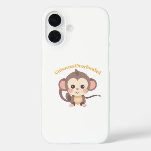 過負荷時可憐: Monkey Iphone 16ケース