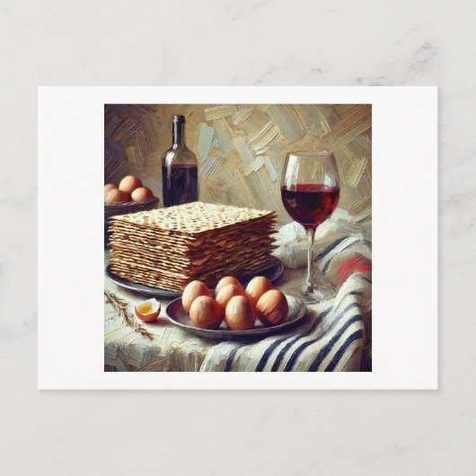 過越しの食事 ポストカード (正面)