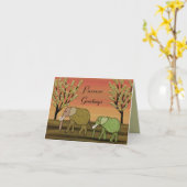 過越の平和 カード (黄色い花)