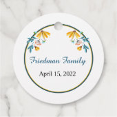 過越ギフトラベル春の花 フェイバータグ (裏面)