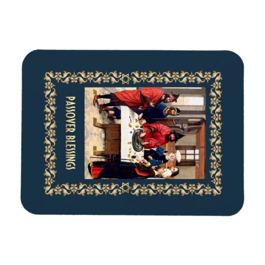 過越恵み。ファインアートギフト磁石 マグネット (横)