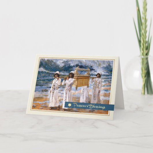 過越恵み。ファインアートグリーティングカード カード (正面)