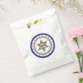 過越"ブルー金ゴールドスター"グッディーフェイズバッグ フェイバーバッグ (封をした状態)