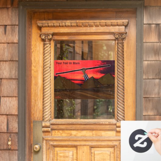 過越 – 配達状況 ウィンドウサイン (ホームデコレーション)