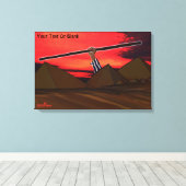 過越 – 配達状況 キャンバスプリント (インサイチュ (ウッドフロア))