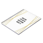 過間視おもしろい型ノートブック ノートブック (左側)