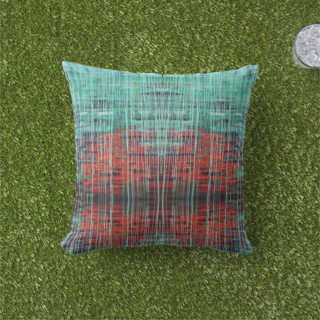 過電流1 – 屋外アクセント装飾用クッション アウトドアクッション (芝生)