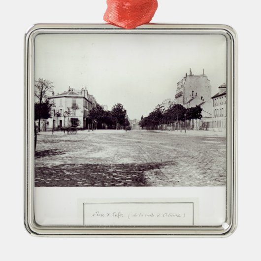 道からのオルレアンへの通りのd'Enfer、 メタルオーナメント (正面)