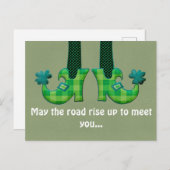 道があなたに会うために上がっていればいい ポストカード (正面/裏面)