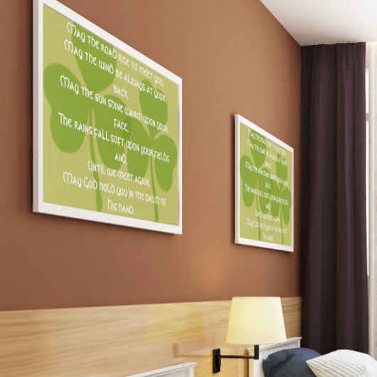 道が上がってあなたを迎える ポスター