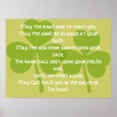 道が上がってあなたを迎える ポスター (正面)