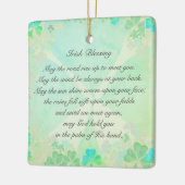 「道が上がってもいい…」 アイリッシュ賛美カード セラミックオーナメント (左)