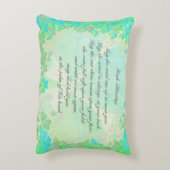 「道が上がってもいい…」 アイリッシュ賛美シャーロック アクセントクッション (裏面(縦))