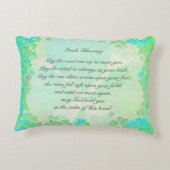 「道が上がってもいい…」 アイリッシュ賛美シャーロック アクセントクッション (裏面)