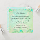 「道が上がってもいい…」 アイリッシュ賛美ズ カード (正面/裏面インサイチュ)