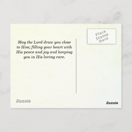 道が上がってアイルランド人の家に会え賛美る ポストカード (裏面)