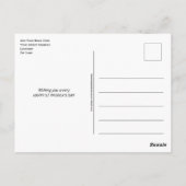 道が上がるのを待つ |聖パトリックの日 ポストカード (裏面)