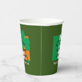 道が上がるのを待つSt patricks day 紙コップ (右)