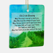 道が君の所まで上がっ賛美てくれたら、アイリッシュ賛美の セラミックオーナメント (右)