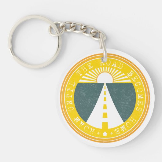 道が家に帰るまで歩く キーホルダー (正面)