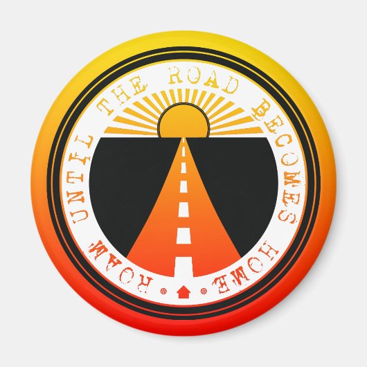 道が家に帰るまで歩く マグネット (正面)