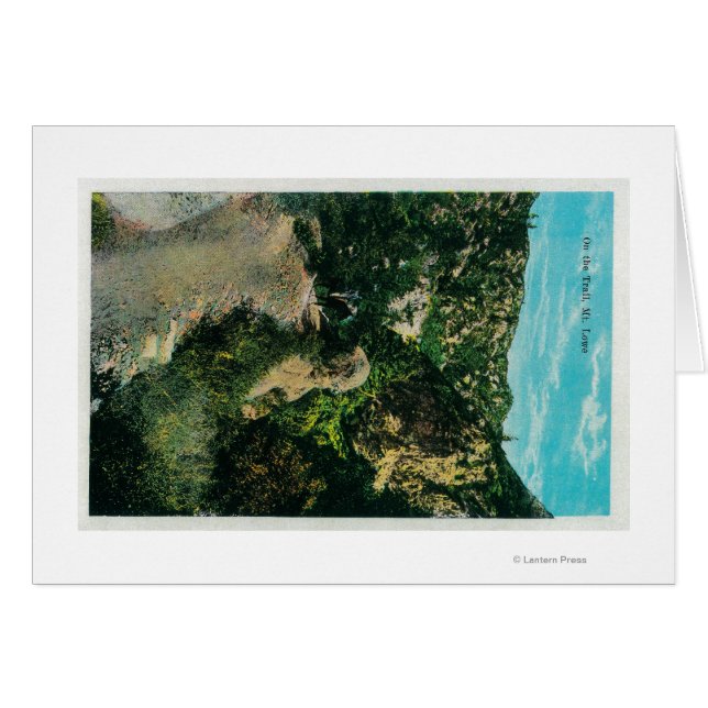 道でローエ山の馬 (正面横)