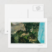 道でローエ山の馬 ポストカード (正面/裏面)