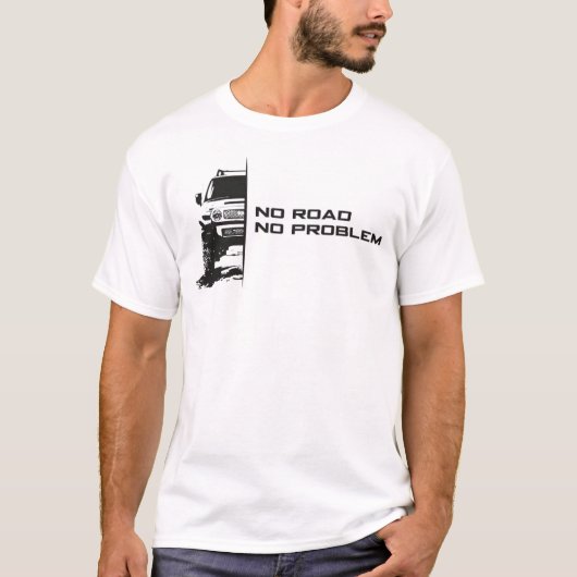道なき道を fj cruiser tシャツ (正面)