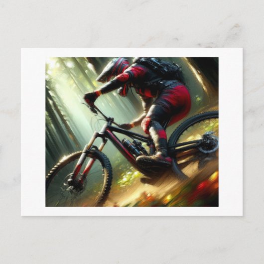 道に乗って ポストカード (正面)