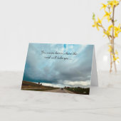 道に出恋しく思て カード (黄色い花)