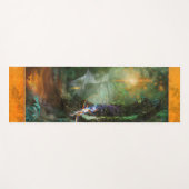 道に心を奪われる ヨガマット (正面(横))