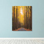 道に沿って キャンバスプリント (インサイチュ (ウッドフロア))