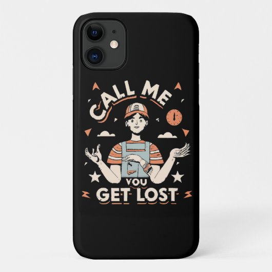 道に迷ったら電話して Case-Mate iPhoneケース (裏面)