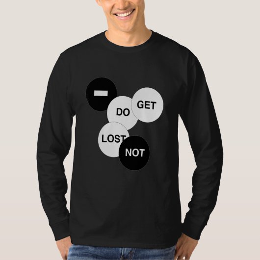 道に迷わないで Tシャツ (正面)