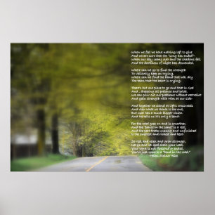 道のくねり ポスター