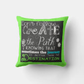 道のやる気を起こさせるな枕を作成して下さい クッション (裏面)