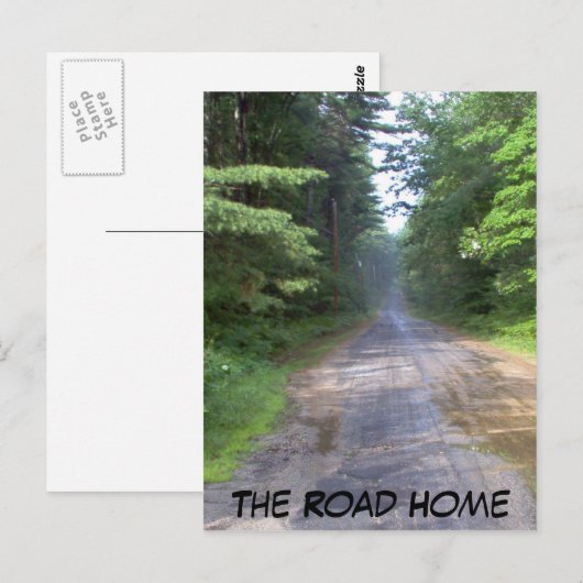 道のり ポストカード (正面/裏面)