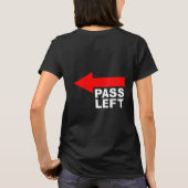 道のエチケットのメモのTシャツ Tシャツ (裏面)