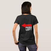 道のエチケットのメモのTシャツ Tシャツ (裏面フル)