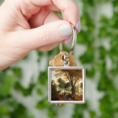 道のエレガントな騎手そして姿 キーホルダー (手)