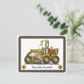 道のグレーダーの建築はパーティの招待状をからかいます 招待状 (スタンド正面)